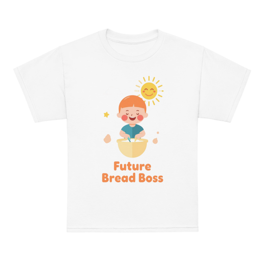 Future Bread Boss V4 | Youth t-shirt White Apparel > Kids' T-Shirts ZomaModa
