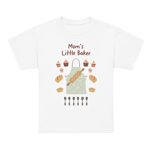 Mom’s Little Baker V5 | Youth t-shirt White Apparel > Kids' T-Shirts ZomaModa
