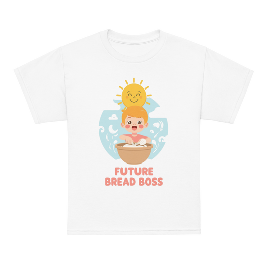 Future Bread Boss V5 | Youth t-shirt White Apparel > Kids' T-Shirts ZomaModa